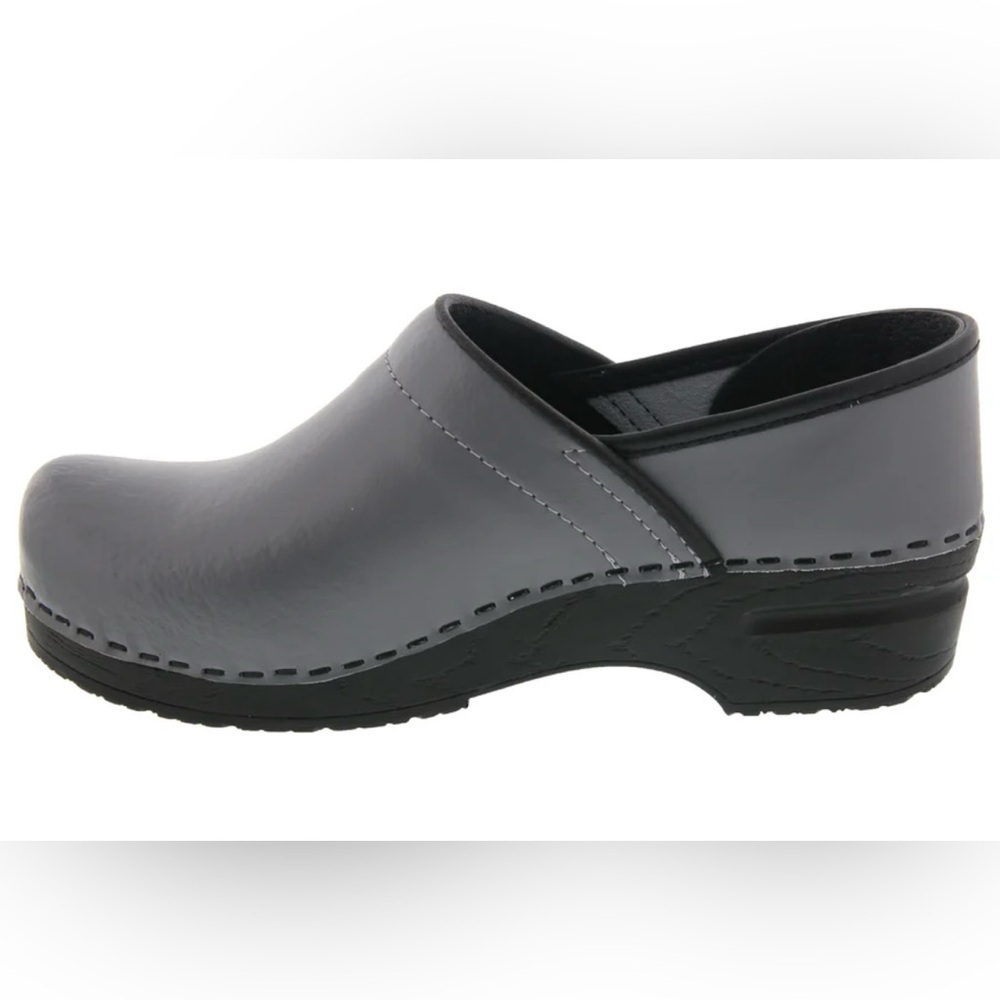 BJORK Pro Ella Leather Clogs in Gray - EU 38 (US 7-7.5)